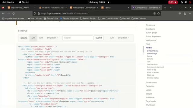 Fedora ( creacion de pagina web insertando datos por interfaz y en base de datos phpmyadmin) смотреть онлайн