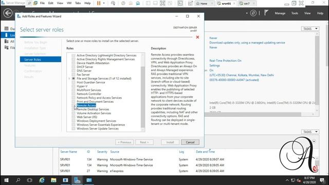 Configuring NAT in server 2016 смотреть онлайн