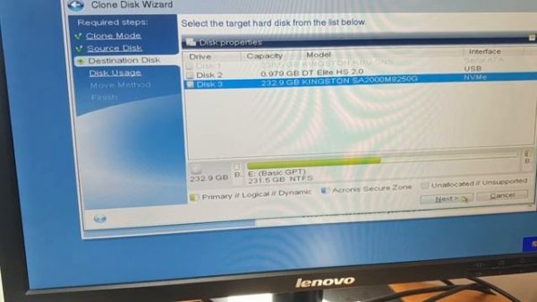 How to Clone correctly an bootable Windows HDD SSD with Acronis True Image 2021