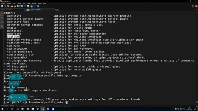 RHCSA | RHEL 8 | Обзор Tuning Daemon [tund] смотреть онлайн