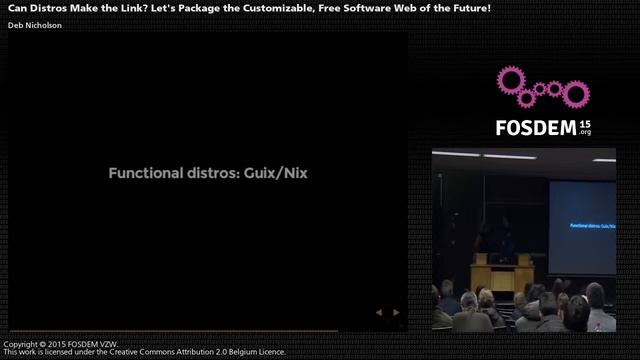 FOSDEM 2015 - Developer Room Distributions - Can Distros Make The Link.mp4 смотреть онлайн