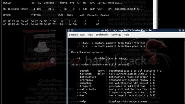 Curso de Hacking etico Wifi :10 Cracking WEP Ampliación ARP смотреть онлайн