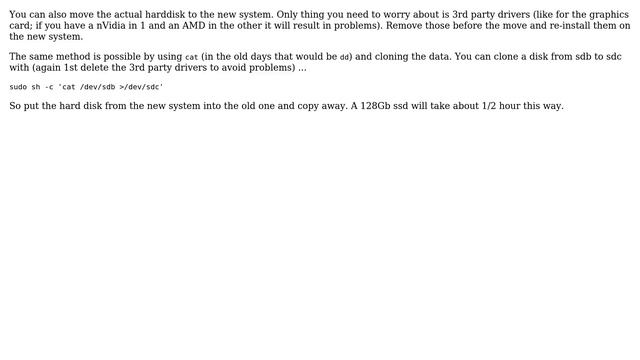 What is the best way to preserve user data with a system upgrade? Replacing old computer with new.) смотреть онлайн
