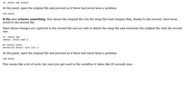 How to get rid of the warnings when opening a file that has a .swp file? (6 Solutions!!) смотреть онлайн