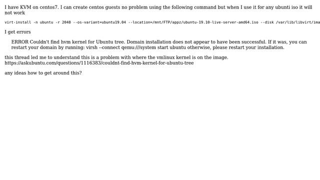 Cannot create ubuntu gust using console --extra-args="console=ttyS0" with virt-install смотреть онлайн