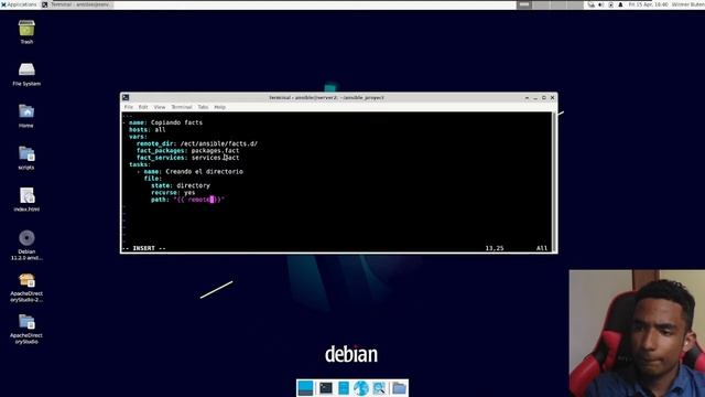 9.5 (A) || Utilización de variables en Ansible || Debian 11 смотреть онлайн