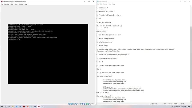 KONFIGURASI PROTOKOL HTTPS DEBIAN 9 смотреть онлайн