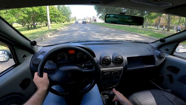 2006 Renault Logan 1.4L (75) POV TEST DRIVE смотреть онлайн