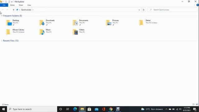 Fix Navigation pane, Quick access, Not Showing Up in File Explorer on Windows 10 | #TharunStreams смотреть онлайн
