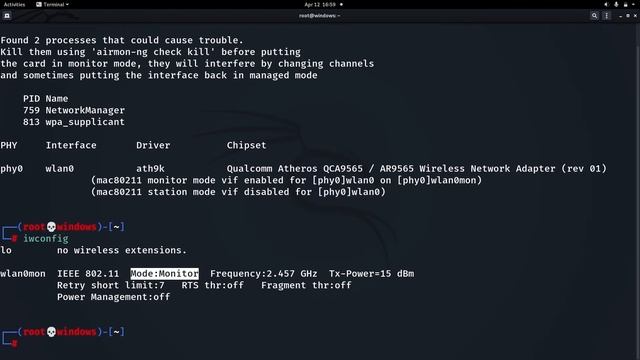 Managed mode to monitor mode in a single command ? смотреть онлайн