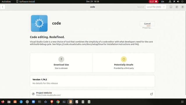 How to Install Visual Studio Code on Ubuntu 22.10 смотреть онлайн