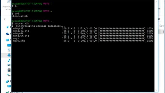 01 - msys2 with mingw-64 gcc смотреть онлайн