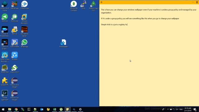 Change Windows Wallpaper Even Under a Group Policy смотреть онлайн