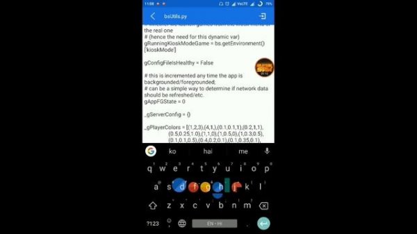 📝How to Get Glow Colours by Editing Scripts📝||Bombsquad||Tutorial||