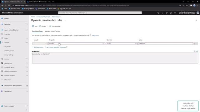 16. Create Dynamic Group in Azure AD смотреть онлайн
