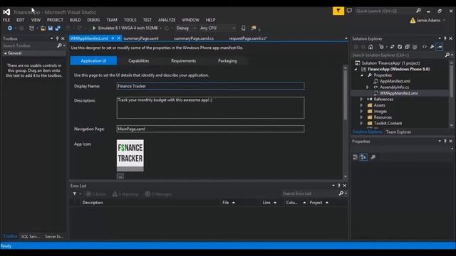 Windows Phone 8 Development - Let's Code - Finance Tracker #5 смотреть онлайн