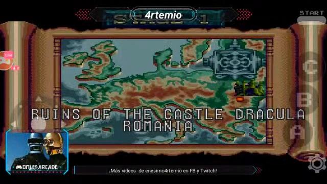 Castlevania: Bloodlines | genesis (EmuMD XL, Android) смотреть онлайн