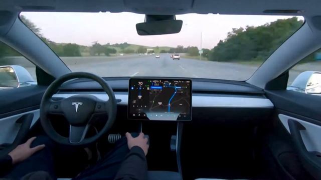 Автопилот Tesla Model 3 смотреть онлайн