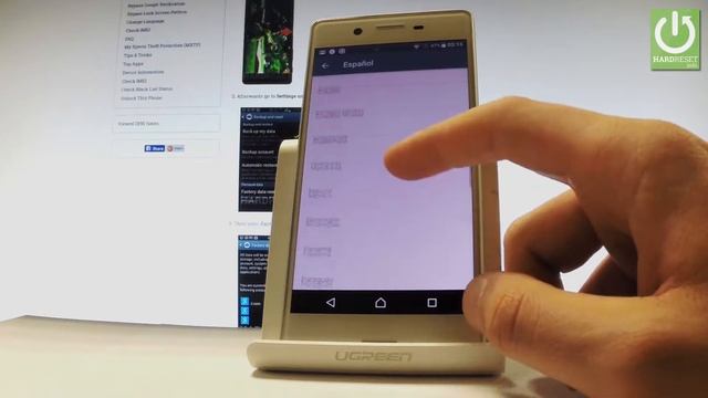 Set Langauge in SONY Xperia X F5121 - Change Language in SONY смотреть онлайн