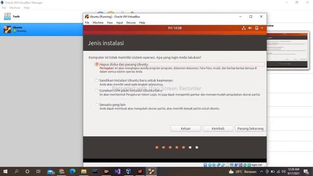 Tutorial Menginstal Ubuntu Desktop 18.04 di Windows 10 dengan VirtualBox смотреть онлайн