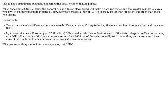Unix & Linux: Speccing out CPUs (more than just cores and clock) смотреть онлайн