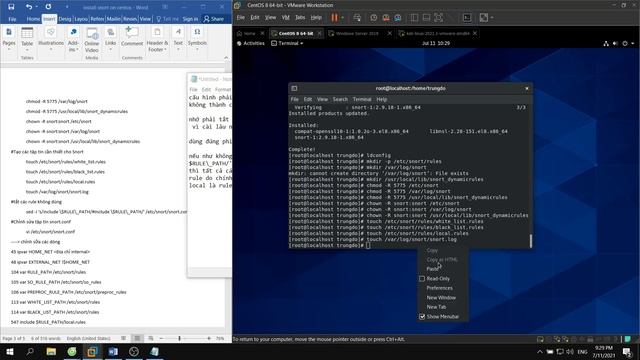 Install Snort on Centos смотреть онлайн