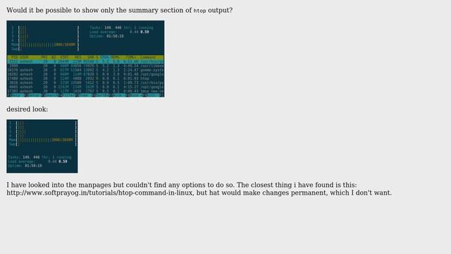 Show only graph in htop output смотреть онлайн