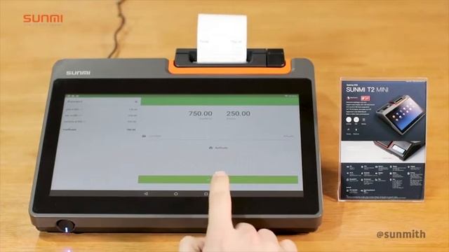 Sunmi T2 mini พร้อมโปรแกรม Loyverse ขายหน้าร้าน смотреть онлайн