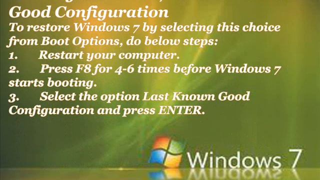 How to restore Windows 7 смотреть онлайн