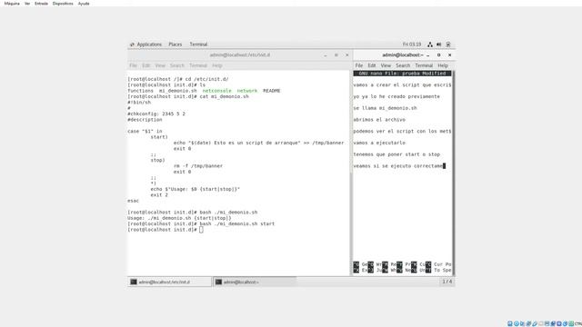 script en CentOS7 смотреть онлайн