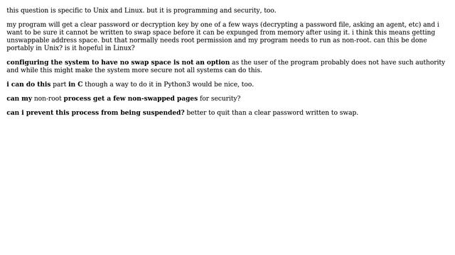 Unix & Linux: How to prevent a buffer from swap? (2 Solutions!!) смотреть онлайн