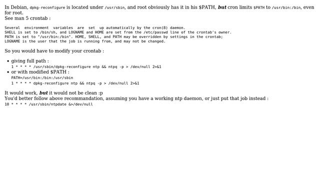 dpkg-reconfigure: not found when running in cron (3 Solutions!!) смотреть онлайн