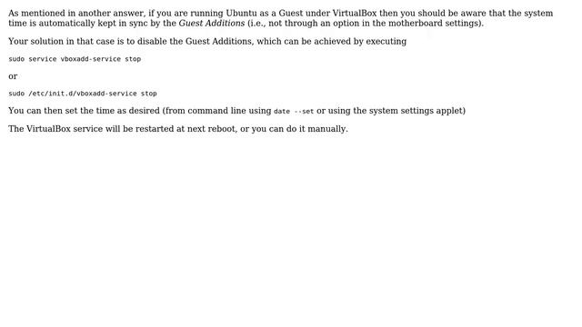How do I manually set the system time in VirtualBox? (6 Solutions!!) смотреть онлайн