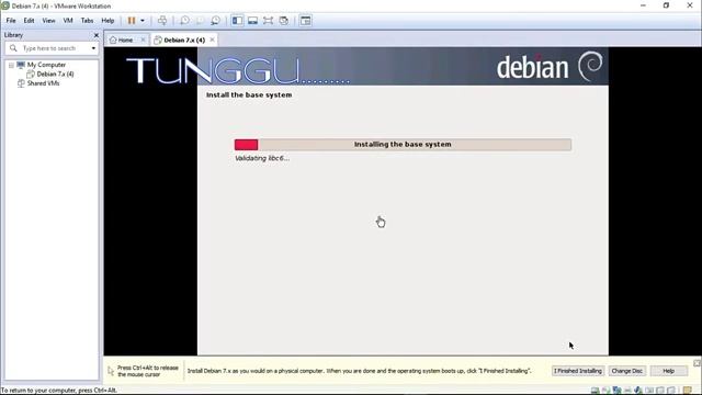 instal debian 7 menggunakan VMware1 смотреть онлайн