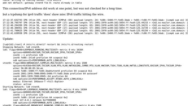 Unix & Linux: ping6 error 'operation not permitted' смотреть онлайн