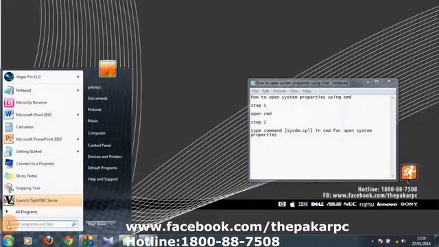 CMD-How To Open System Properties using CMD смотреть онлайн