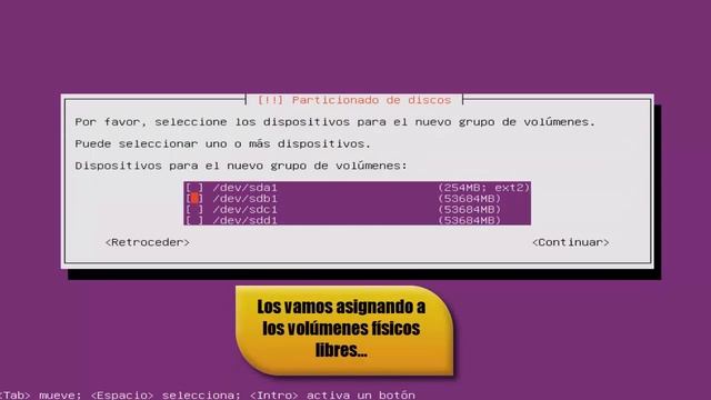Particionado LVM Ubuntu Server смотреть онлайн