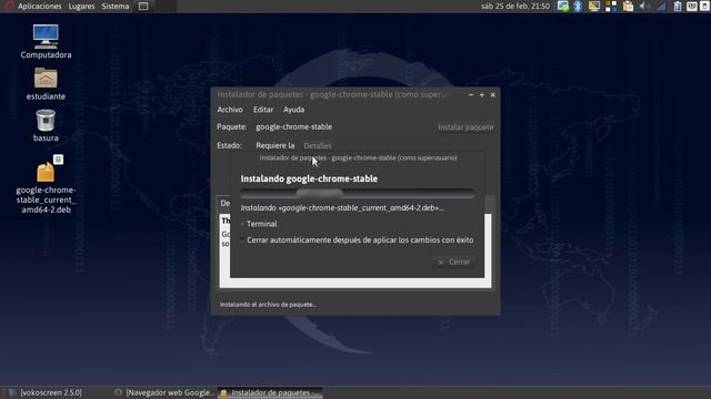 instalando google chrome en linux debian смотреть онлайн