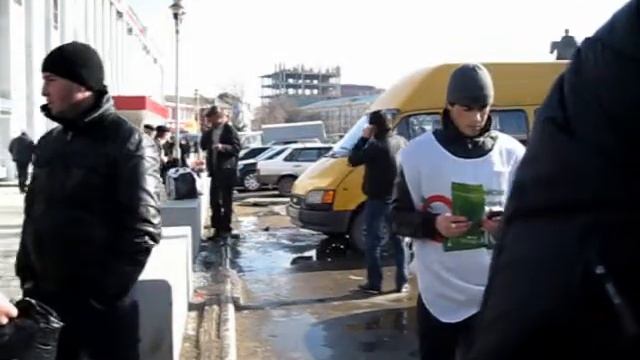 пикет в махачкале. р-н жд вокзала