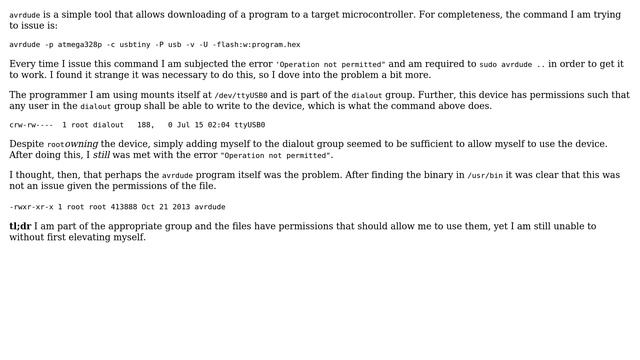 Unix & Linux: Unable to execute program without root privileges regardless of group or permissions смотреть онлайн