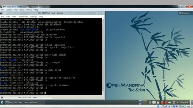 Menjalankan Beberapa Perintah dasar pasa Linux (OpenMandriva Lx. 2014) смотреть онлайн