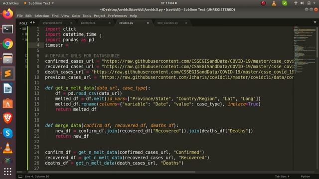 Building A CLI To Track Coronavirus Outbreak with Python, Click& Poetry смотреть онлайн
