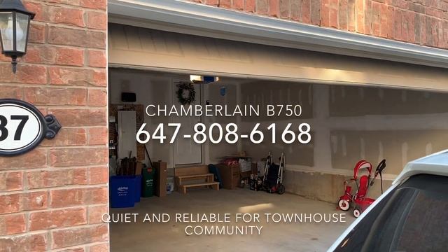 Chamberlain B750C ¾ HP Wifi Belt Drive Whisper DC Motor Garage Door Opener Installed in Milton смотреть онлайн