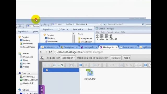 Cara Upload Website Ke IDHOSTINGER COM смотреть онлайн