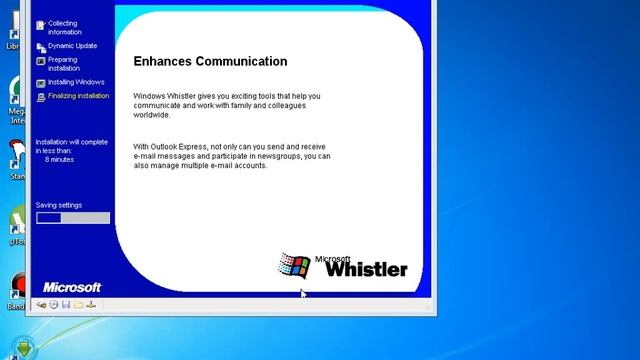 Установка Windows Whistler build 2296 смотреть онлайн