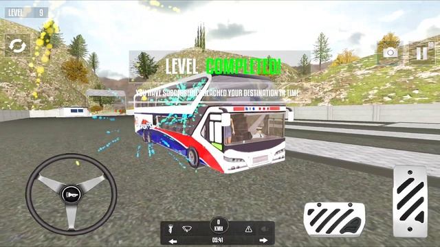 Real Uphill Euro Coach Bus Simulator 3D - Offroad Coach Driving 2024 : Android Gameplay смотреть онлайн