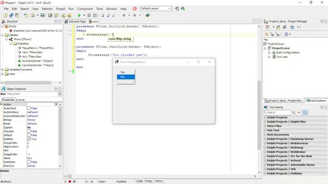 Delphi - PopUpMenu смотреть онлайн