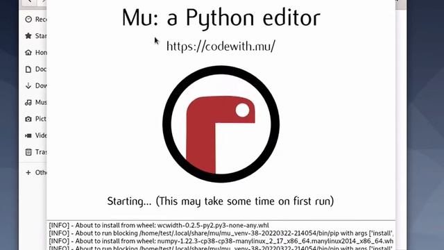 Mu | Linux AppImage on Debian 10 смотреть онлайн