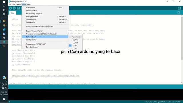 Cara upload Kode Program Arduino melalui Software Arduino IDE #arduino смотреть онлайн