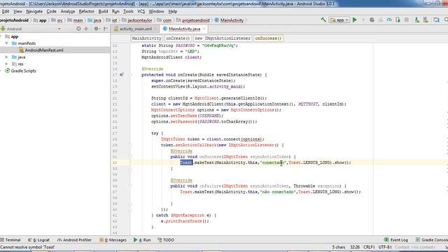 2 - Criando projeto com NodeMcu ESP8266-12E + MQTT + Android Studio - Publish(Publicação) смотреть онлайн